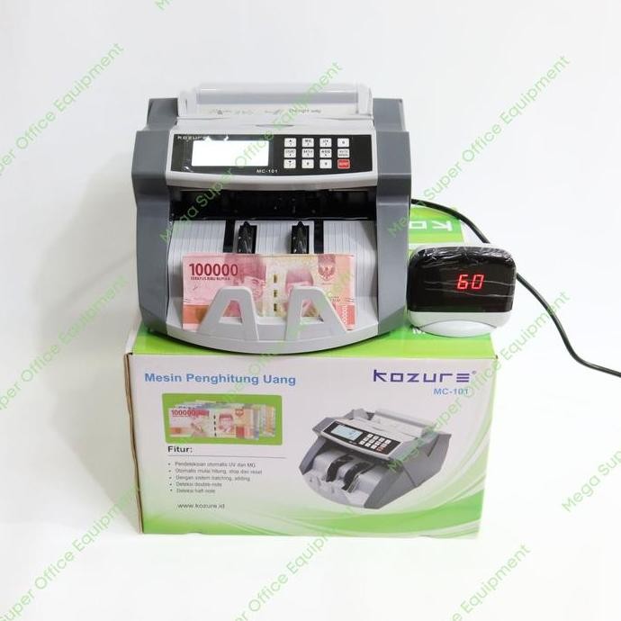 Mesin Penghitung Uang Kozure Mc101 Bill Counter Kozure Mc-101