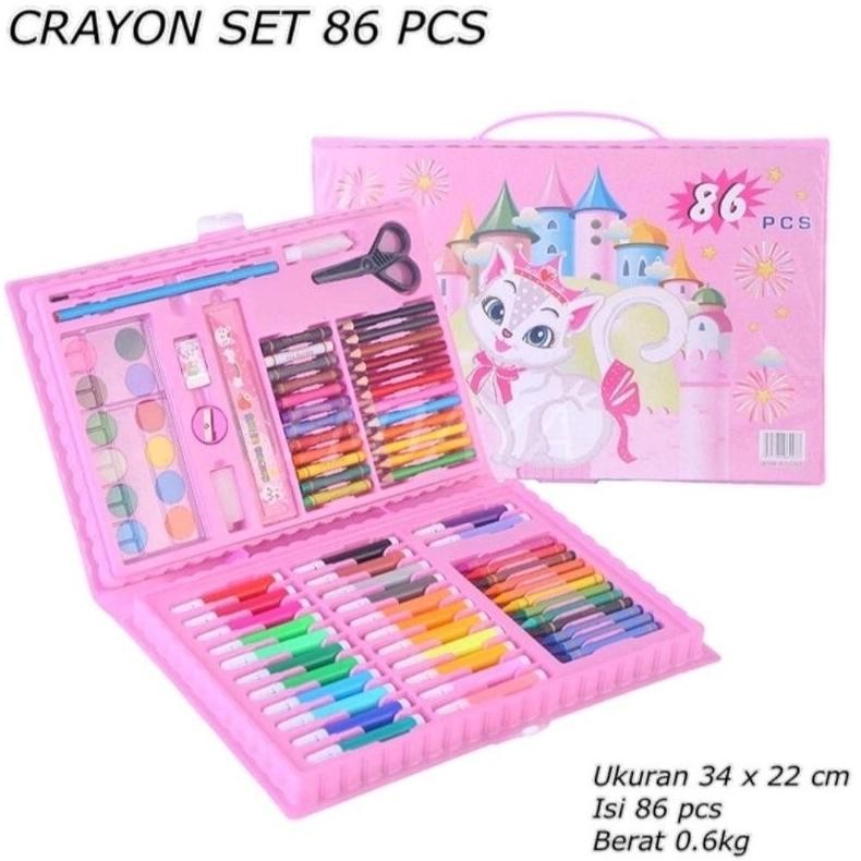 

Paling Laris Shenar , Art Set 86 Pensil Warna Alat Tulis Gambar Sekolah Colouring Set Crayon Pewarna Anak Unik Viral Alat Warna Set Serbaguna Lucu - Bisa Cod Paling Laris