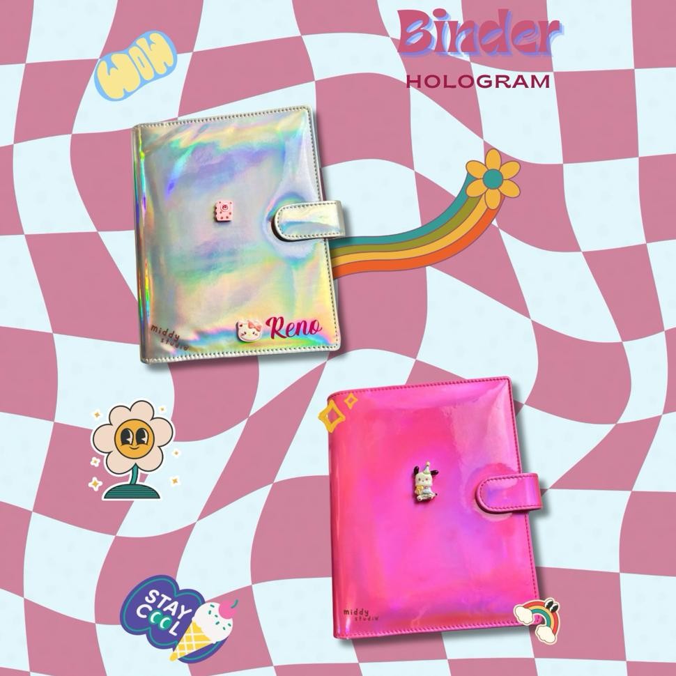 

Binder Hologram 20Ring A5 26Ring B5 Ready Sto