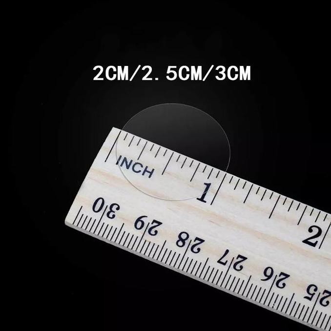 

Stiker Label/Segel Transparan/Stiker Vinyl Bulat/Stiker Bulat 2.5-5Cm