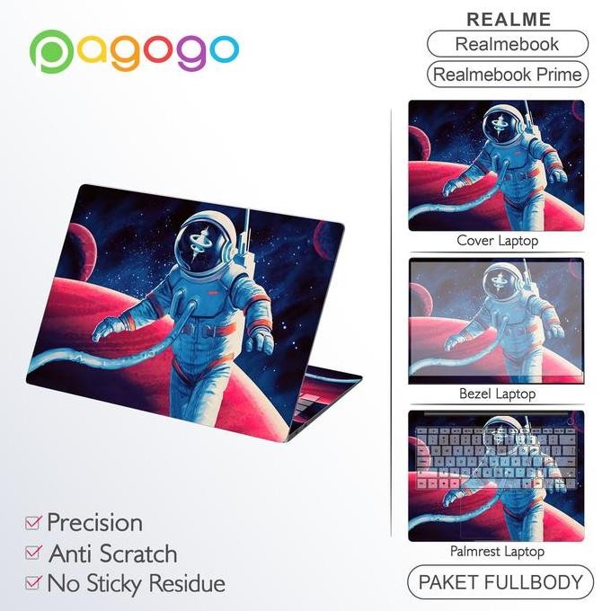 Garskin Stiker Laptop Realme Book RealmeBook Prime Bening Transparan