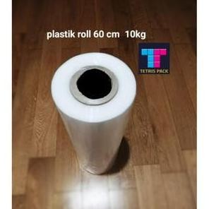 plastik laundry gulungan pp roll  bening uk 60cm