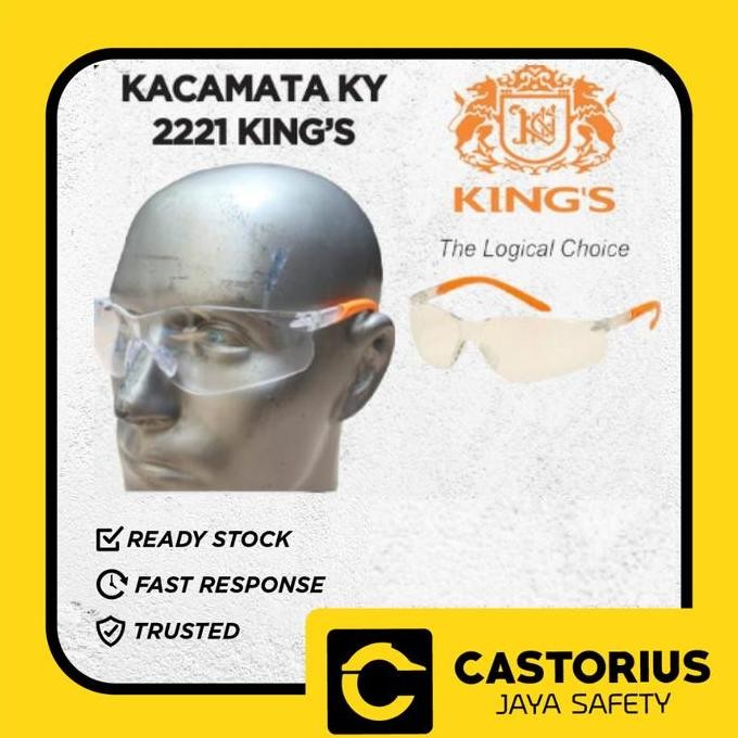 TERLARIS - Kacamata Safety King KY 222Kacamata King's Safety Glasses