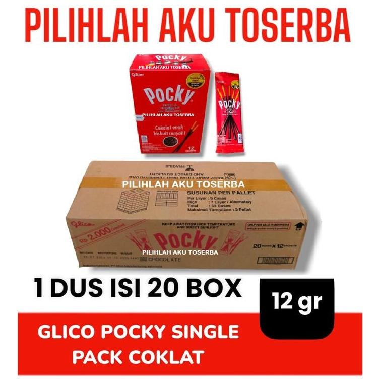 

Grosir Glico Pocky Single Pack Chocolate / Cokelat - ( Harga 1 Dus )