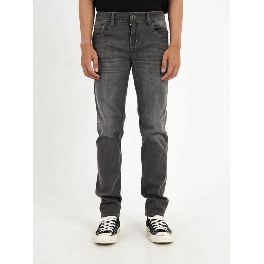 Murah 3Second Celana Panjang Pria Skinny Jeans Fit Wash Denim Shaw Ol-C011124