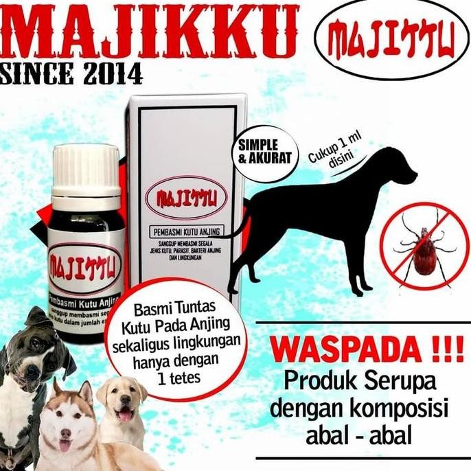majiku obat kutu anjing