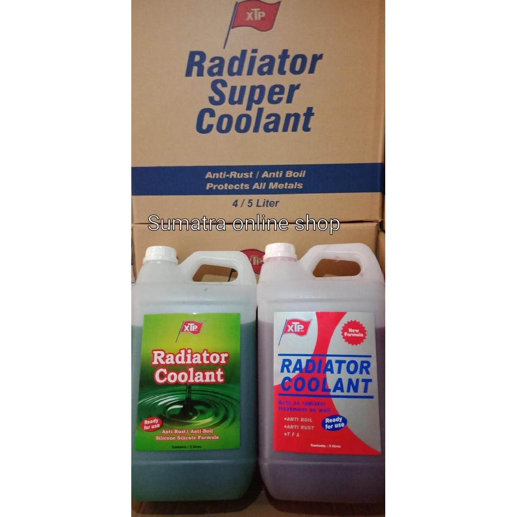 Air radiator coolant / pendingin radiator(xtp) 5 liter
