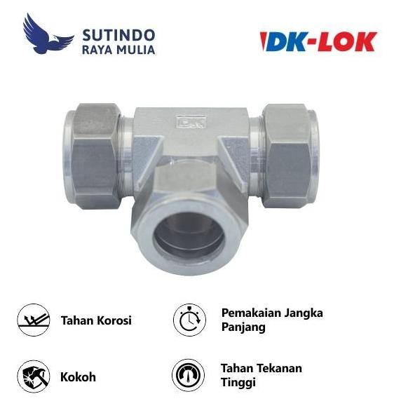PROMO Fitting DK-Lok Union TEE SS316 1/4 In