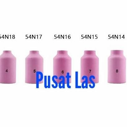 Ceramic Gas Lens Nozzle Wp 17 18 26 Alumina Nozzle Keramik Gentong Wp17 Wp18 Wp26 Alumina Gas Lens A