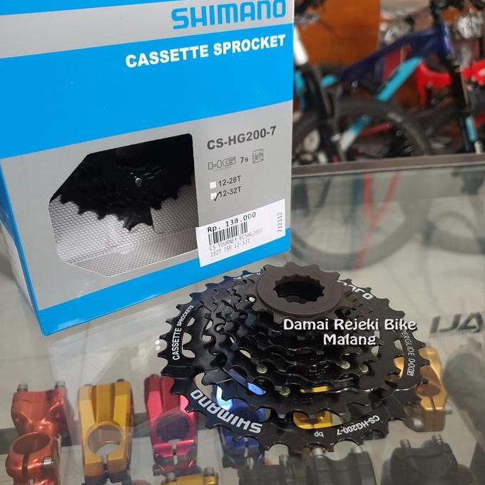 Promo Cassette Sprocket 7 speed Shimano CS-HG200-7 COD