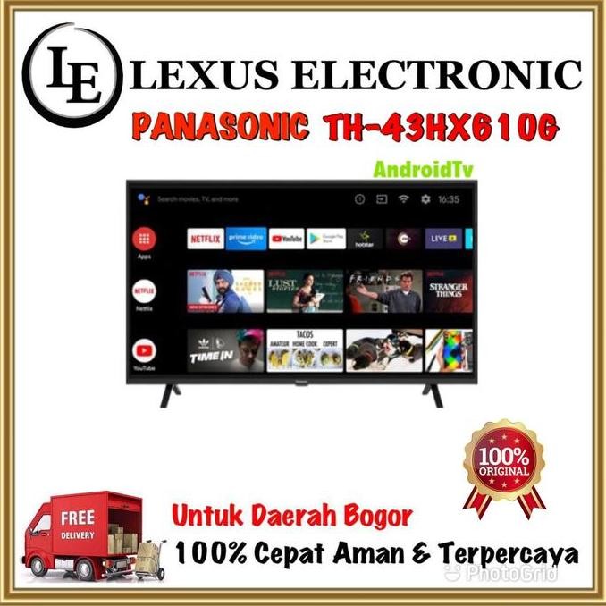 TERLARIS - PANASONIC ANDROID TV 43 INCH | TH-43HX610G | 43HX610G | UHD 4K