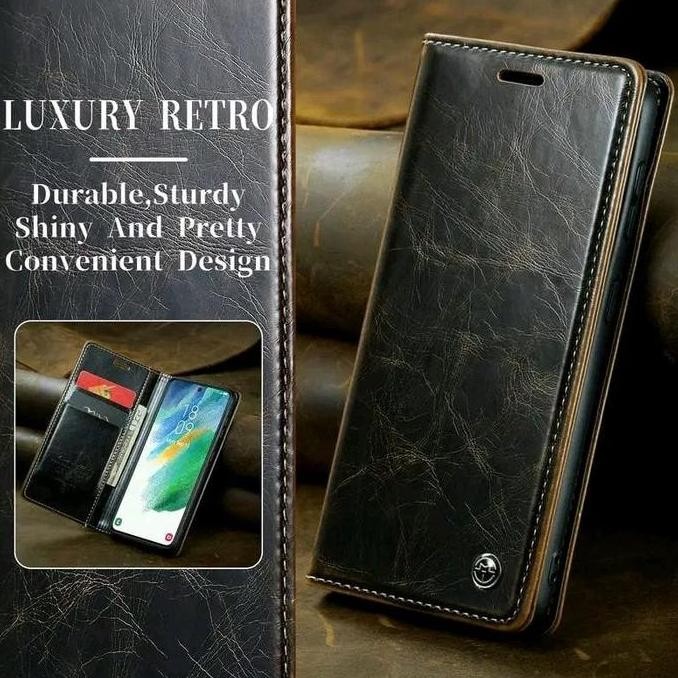 Caseme Samsung Galaxy S9 Plus S9Plus Wallet Leather Case Flip Cover Casing HP