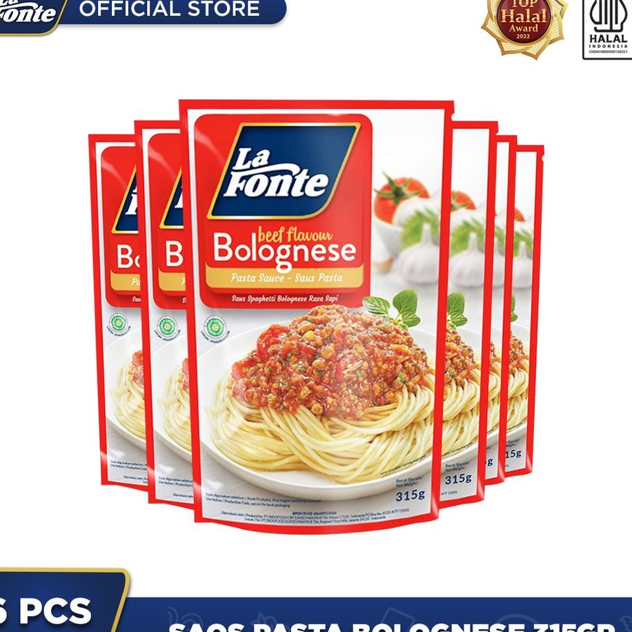 

6 Pcs - La Fonte Saos Pasta Bolognese 315 Gr