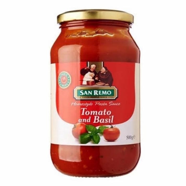 

Pasta Sauce Tomato & Basil San Remo