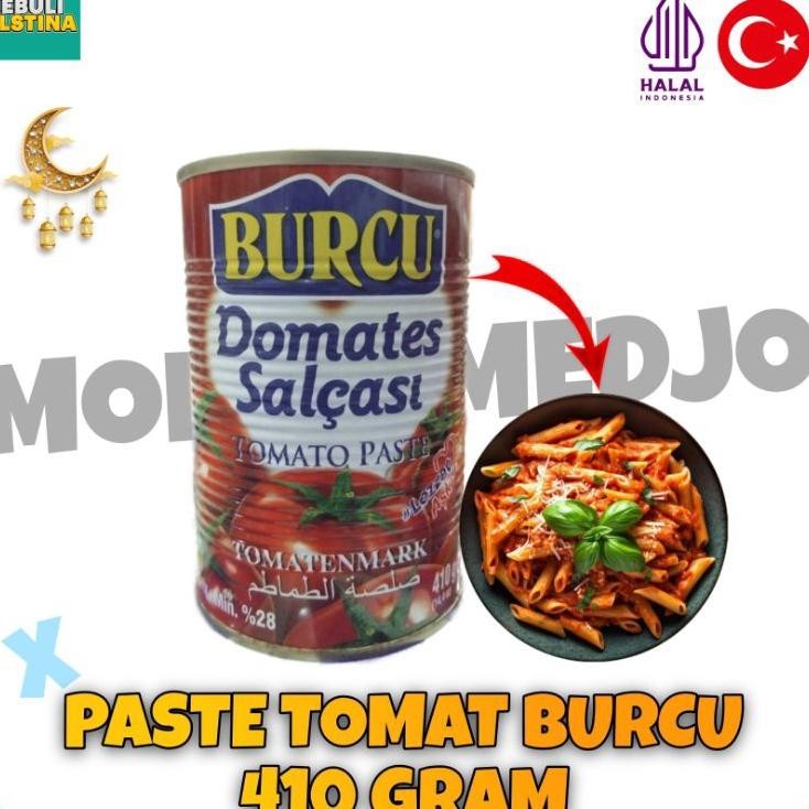 

Paste Tomat 410 Gram Merk Burcu Exp 16/12/2027