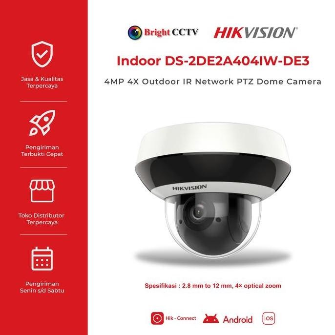 Sale Ip Camera Ptz Hikvision Ds-2De2A404Iw-De3