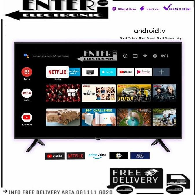 PANASONIC TH 65HX600G - SMART TV LED 65 INCH ANDROID TV 4K HDR 65HX600