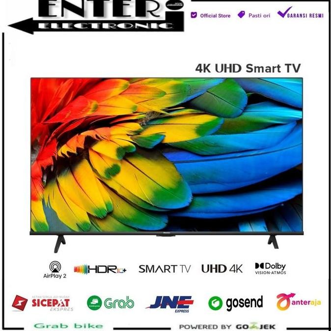 TERMURAH - HISENSE SMART TV 50 55 INCH UHD 4K DOLBY VISION BEZELLESS 50E6H 55E6H