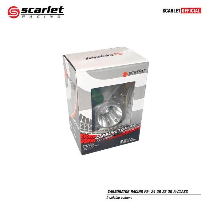 Promo SCARLET RACING Karburator Motor Carburetor Karbu PE 24 26 28 30 A Class Foto Jet Kendaraan Mes