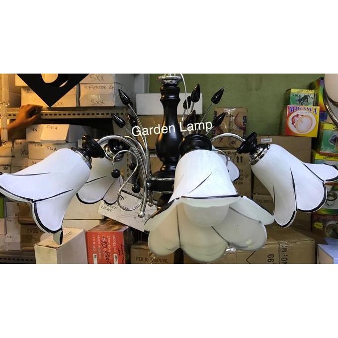 Lampu Gantung Bunga - Lampu Ruang tamu - Lima Lampu (LG Bunga01)