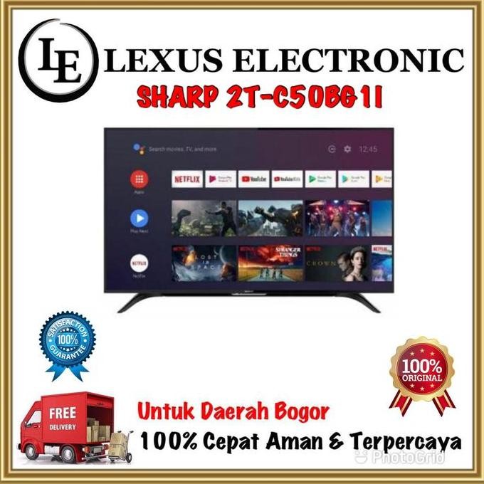 TERMURAH - SHARP LED ANDROID TV 50 INCH | 2T-C50BG1i | 50BG | 50BG1i | C50BG1