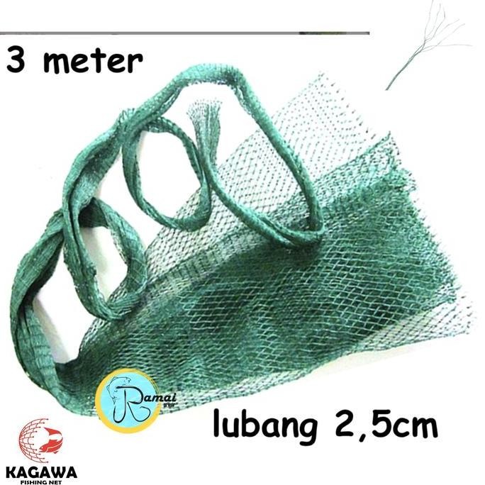 Pukat Tarik Jala Hijau /Pukat Hijau Jala Tali Pe Panjang 3M Pencedok Allshop