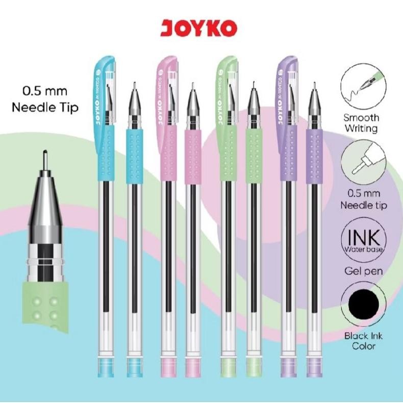 

Bisa COD Terbaru Pulpen Jel Joyko JK-100NTCO Pena Gel 0,5mm 1Pak Isi 12 Pcs RKR-09