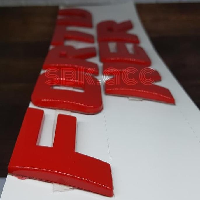 Emblem Fortuner Merah / Emblem Kap Mesin Fortuner / Logo Fortuner
