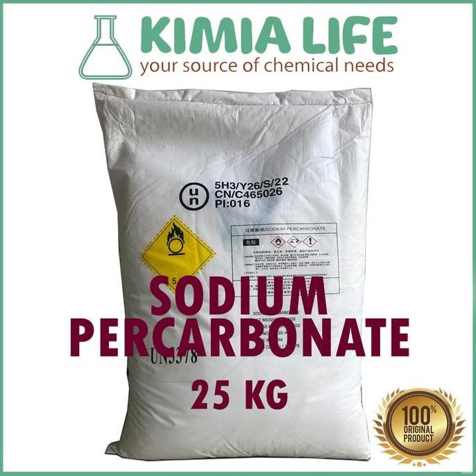 BEBAS ONGKIR - Sodium Percarbonate / Oxy Powder / Natrium Perkarbonat / H2O2 Powder 25 KG