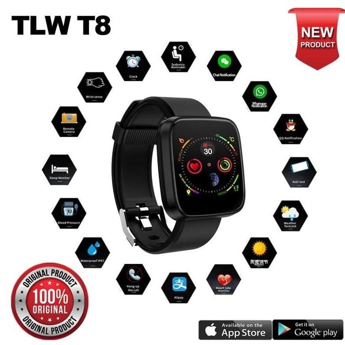 Smartwatch TLW T8 Original 100% Smartwatch Jam