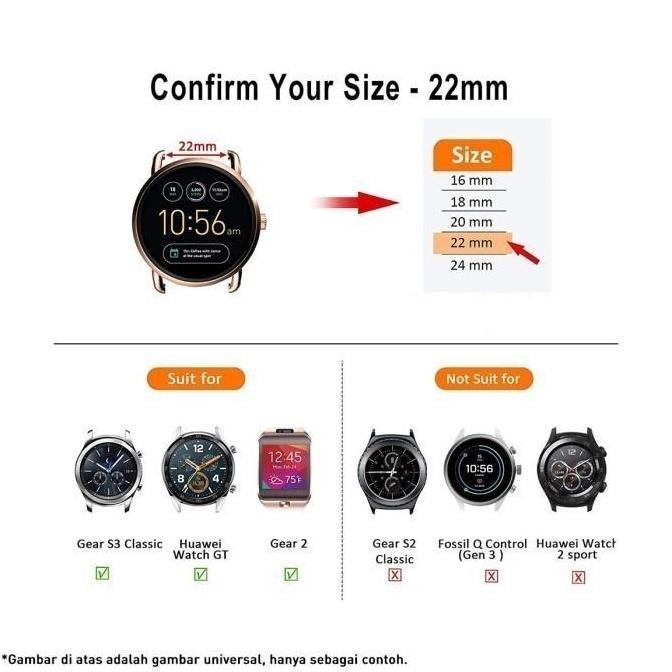 Finchy Strap for Samsung Galaxy Watch 3 45mm Silicone Wristband