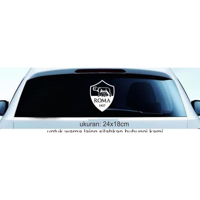 Sticker Mobil Sticker Cutting Logo Club Bola As Roma