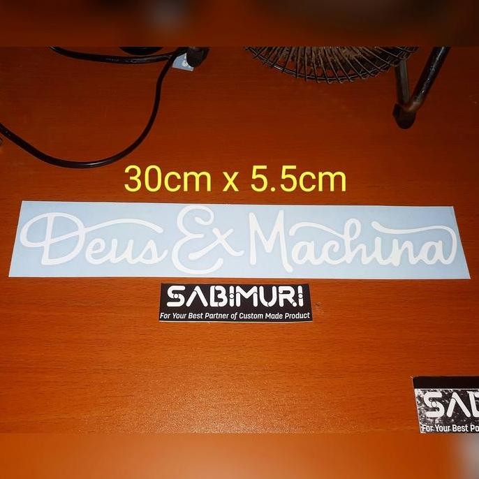 

Cutting Sticker Stiker Deus Ex Machina Memanjang