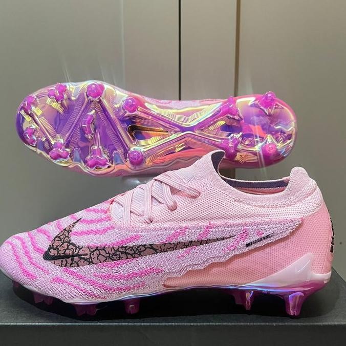 Sepatu Bola Nike Phantom GX Elite Purple Pink Chrome FG