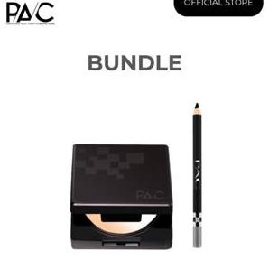 [BUNDLE] PAC Two Way Cake 02 Ochre NEW FREE Eye Brow 01