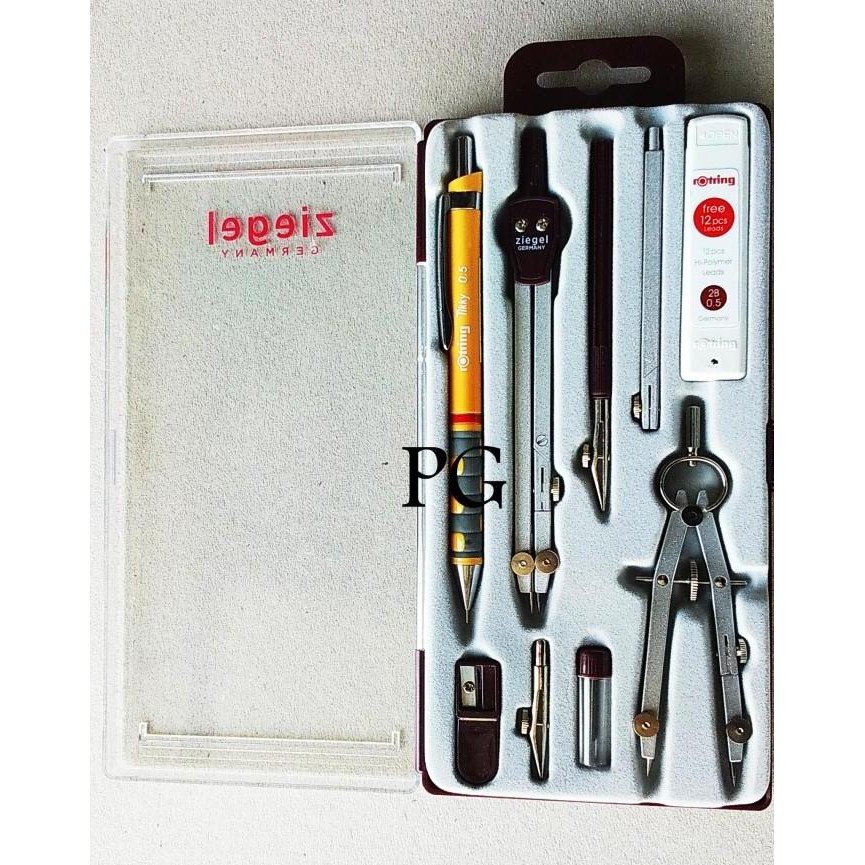 

NEW Rotring Ziegel Compass Set / Jangka Compass Set