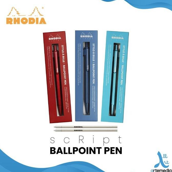 

BEBAS ONGKIR - Pulpen Rhodia ScRipt Ballpoint Retractable Pen Bolpen