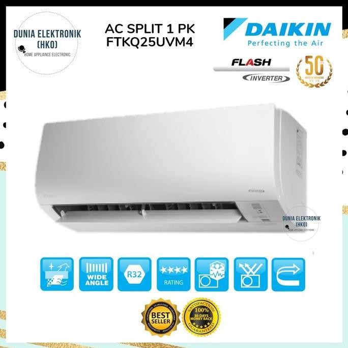 NEW DAIKIN FTKQ25UVM4 FTKQ25 AC FLASH INVERTER 1 PK THAILAND | ftkq25uvm4