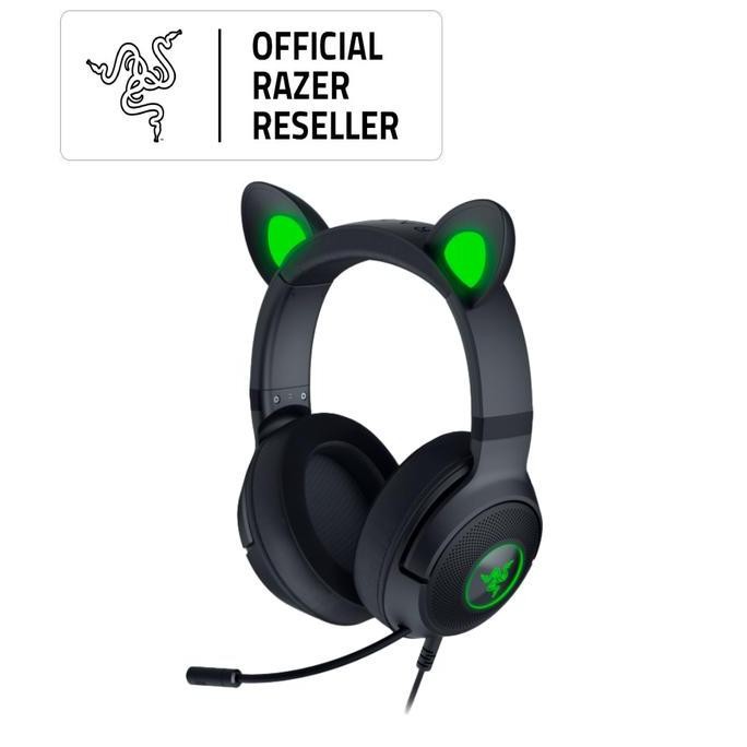 TERBARU - Razer Kraken Kitty V2 Pro - Black - Wired RGB Headset