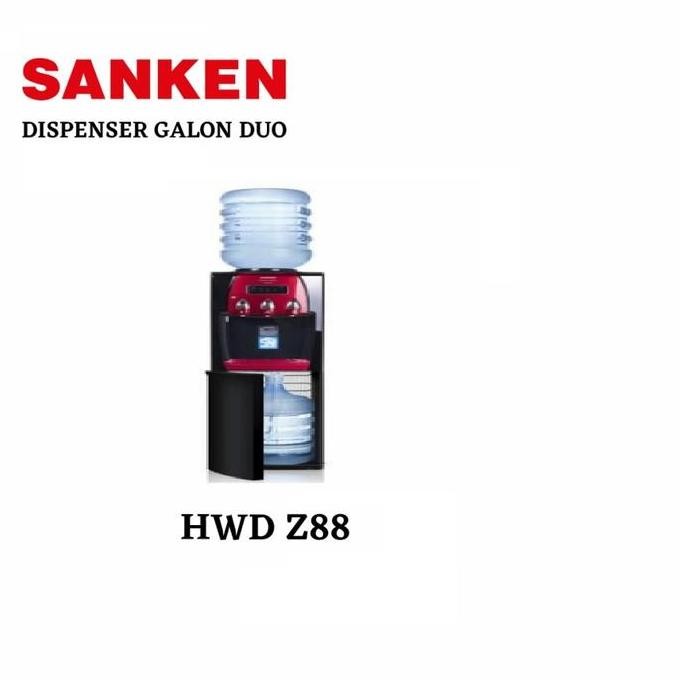 TERMURAH - Sanken HWDZ88 Dispenser Galon atas dan Galon Atas (Duo galon) HWD-z88