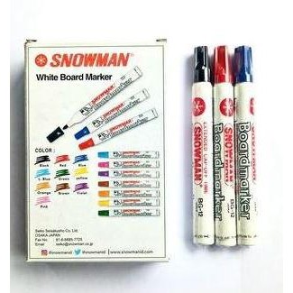 

TERLARIS - SNOWMAN SPIDOL WHITEBOARD MARKER BG-12 - PERLUSIN
