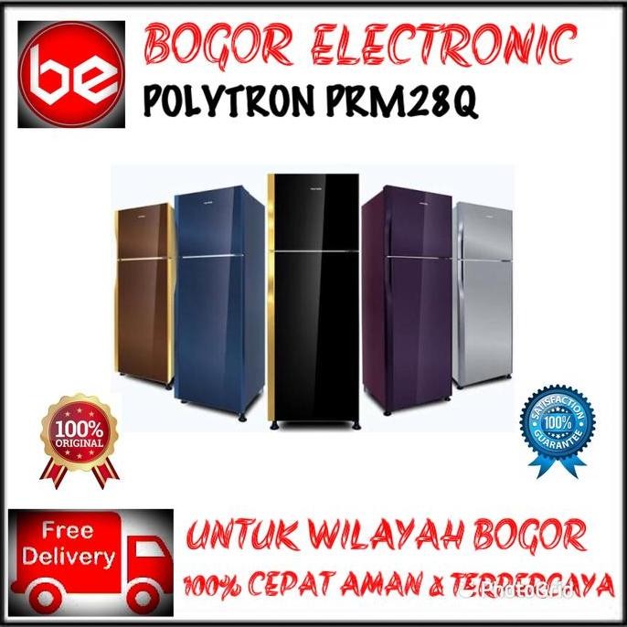 TERBARU - POLYTRON KULKAS 2 PINTU | PRM28Q | PRM-28Q | BELLEZA 3