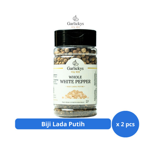 

GARLICKYS Biji Lada Putih Premium Quality 60gr x 2 pcs