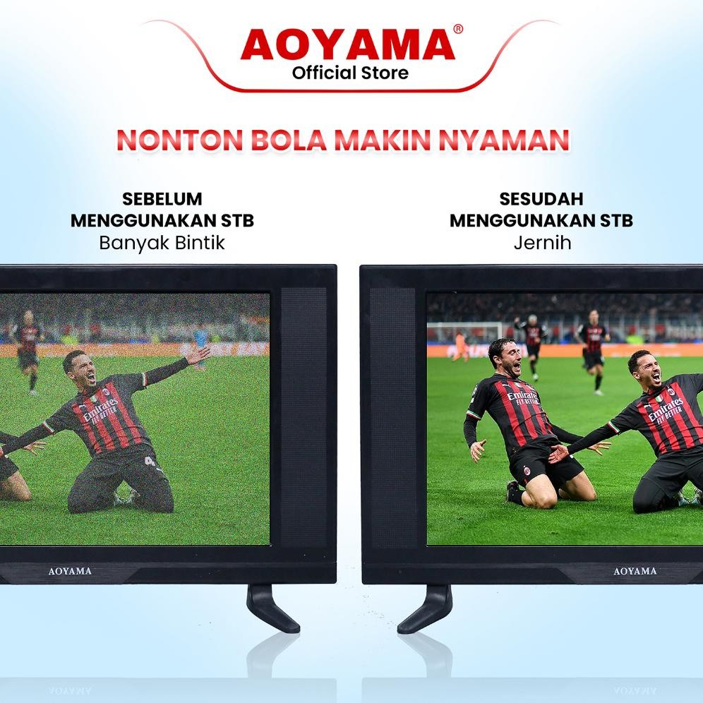 Set Top Box  Aoyama Untuk Tv Digital Stb Penerima Siaran Full Hd Bisa Youtube Garansi Resmi /Stb