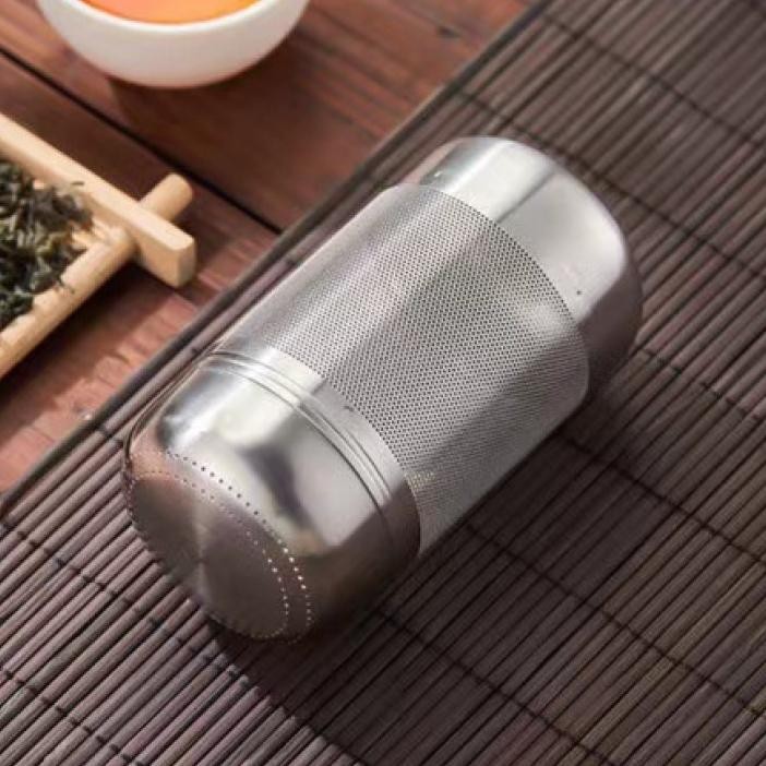 Saringan Teh Bumbu Rempah Stainless Steel Reusable Infuser Tabung