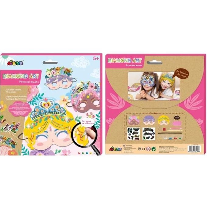 

Mainan Kreatif Membuat Topeng Avenir Diamond Art Cat Princess Masks