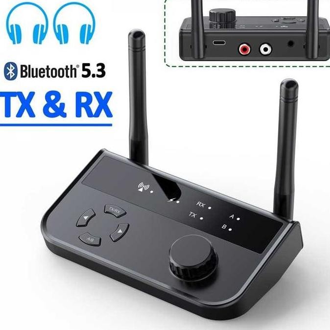 Adaptor Audio Bluetooth Vikefon 5.3 Receiver Transmitter Wireless 10M