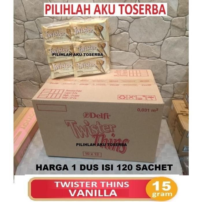 

Twister Thins Vanilla 15 Gr - ( Harga 1 Karton Isi 120 Pcs ) Termurah Best Quality 100% Original
