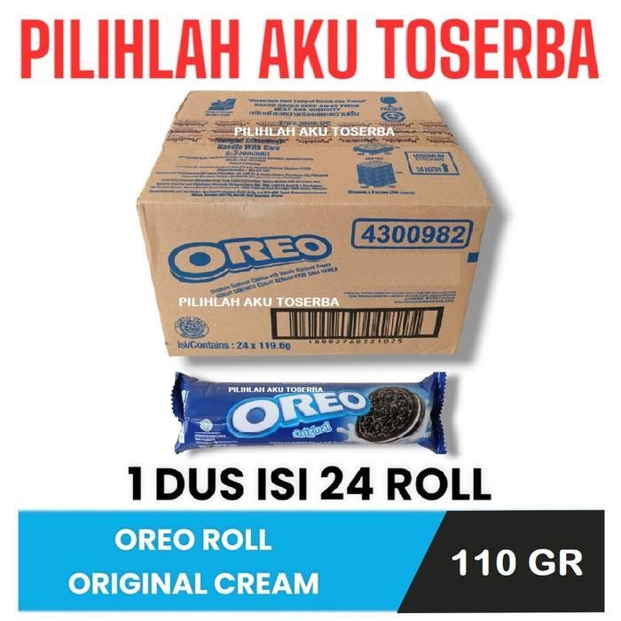 

Biskuit Oreo Sandwich Vanilla Roll 133 Gr - ( Harga 1 Karton Isi 24 ) New Best Quality 100% Original