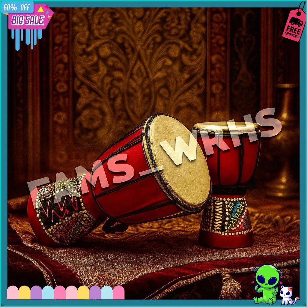 Jimbe Gendang Besar Mainan Alat Musik Tradisional Murah Berkualitas (Bisa Cod)